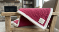 Cozy Pink Crochet with White Border